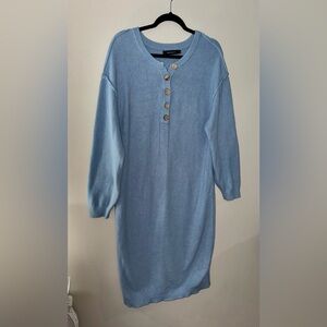 Amazon Women's Blue Sweater Dress